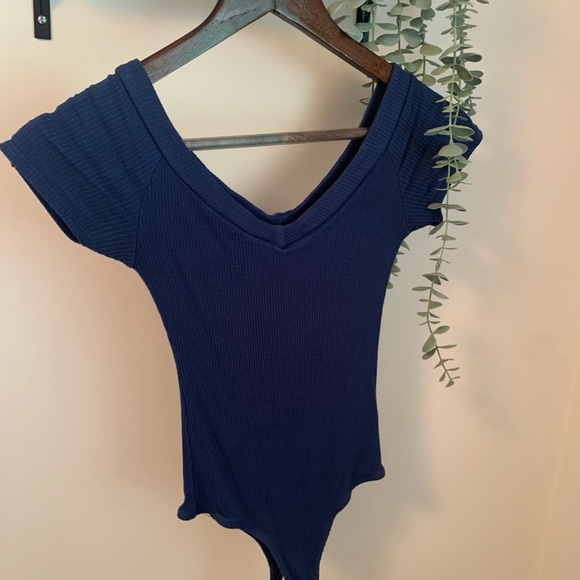 Lulus Ribbed Bodysuit - Picture 2 of 5